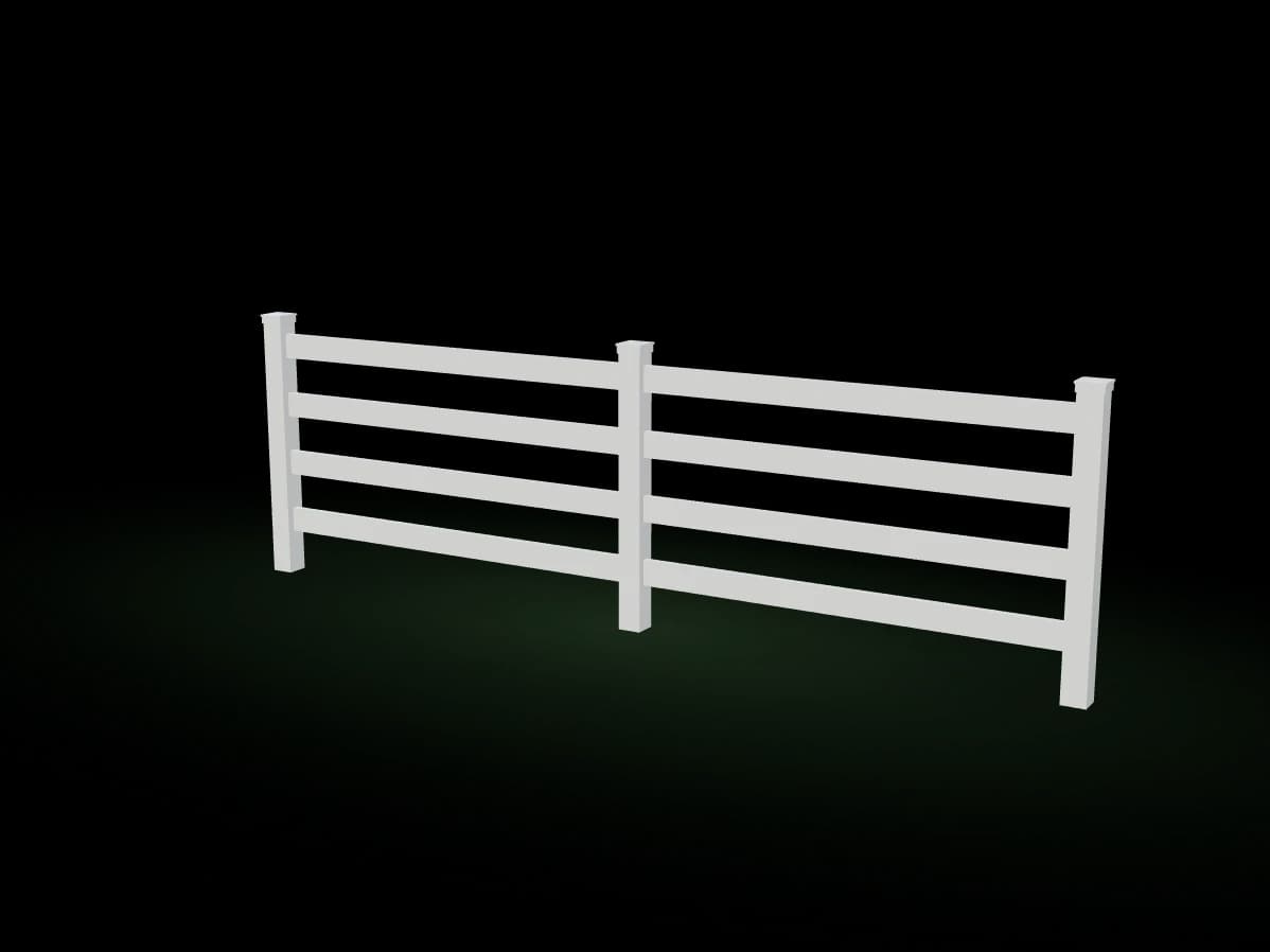 Ranch, 4 rails